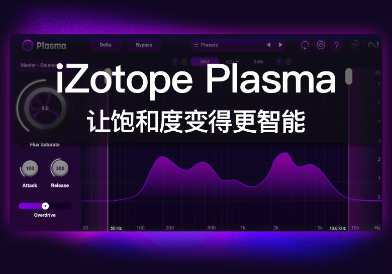 iZotope出品 Plasma 智能饱和度效果器（Win/Mac已验证）一键安装完美激活-PA / Mix Studio