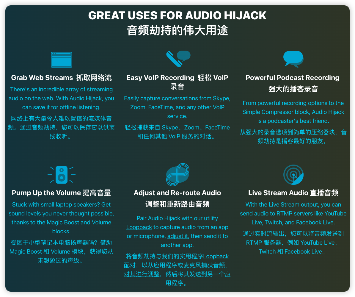 图片[3]-LoopBack & Audio HiJack 最新版(已验证Mac）一键安装完美激活-PA / Mix Studio